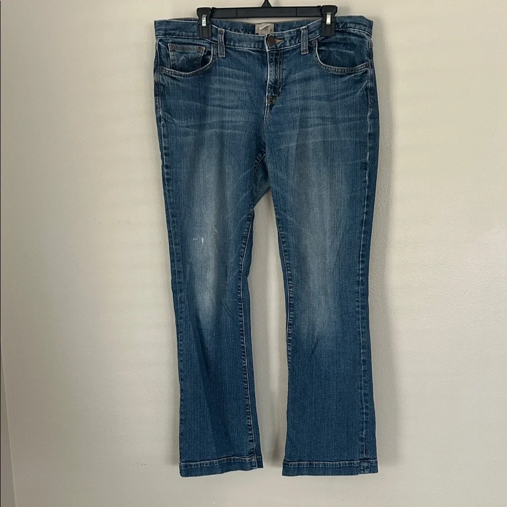 GAP Women's Long and Lean Boot Cut Jeans in Denim Blue Size 14/32R - Picture 1 of 5